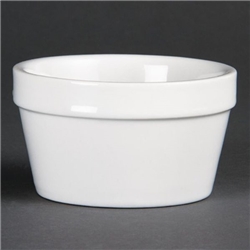 Olympia Whiteware Mediterranean Ramekins White 95mm (6 Pack)