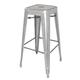 Bolero Bistro Galvanised Steel High Stool (4 Pack)