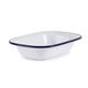 Olympia Enamel Pie Dishes Rectangular 180 x 135mm (6 Pack)