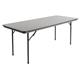 Bolero ABS Rectangular Folding Table Grey 6ft (Single)