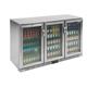 Polar G-Series Back Bar Cooler with Hinged Doors Stainless Steel 330Ltr