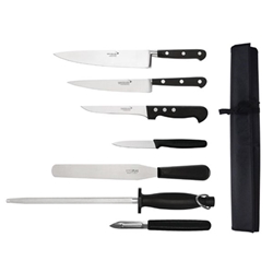 Deglon Sabatier 7-Piece Knife Set & Wallet