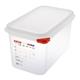 Araven Polypropylene 1/4 Gastronorm Food Containers 4.3Ltr (4 pack)