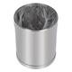 Bolero Waste Paper Bin Stainless Steel 10.2Ltr