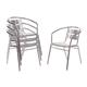 Bolero Aluminium Stacking Chairs (4 pack)