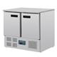 Polar G-Series Double Door Counter Fridge with Granite Work Top 240Ltr