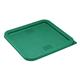 Hygiplas Square Food Storage Container Lid Green Medium