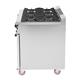Buffalo 6 Burner Gas Oven Range with Castors