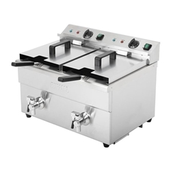 Buffalo Twin Tank Induction Fryer 2x3kW
