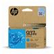 HP 937E EvoMore Original Ink Cartridge High Yield Cyan 4S6W6NE