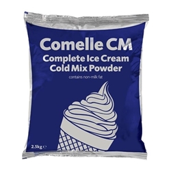 Comelle Vanilla Complete Ice Cream Cold Mix Powder 2.5kg (6 pack)