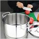 CaterBase Stainless Steel Stew Pot With Lid 24cm
