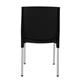 Stacking Bistro Side Chairs Black (4 pack)