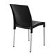 Stacking Bistro Side Chairs Black (4 pack)
