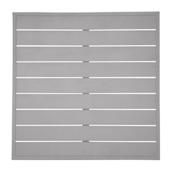 Bolero Aluminium Square Table Top Light Grey 700mm