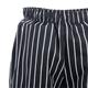 Chef Works Designer Baggy Pant Black & White Striped S