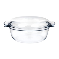 Pyrex Round Glass Casserole Dish 3.75Ltr
