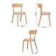 Bolero Mila Café Chairs Light Nude Pink (2 pack)