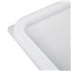 Hygiplas Polycarbonate Square Food Storage Container Lid White Small