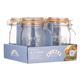 Kilner Clip Top Round Preserve Jar 1000ml (4 Pack)