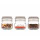 Kilner Square Push Top Jars 250ml (3 Pack)