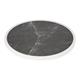 Bolero Fibre Glass Round Table Top Dark Granite Effect 580mm
