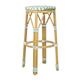 Bolero Parisian Style PE Rattan Bar Stools Light Green (2 Pack)