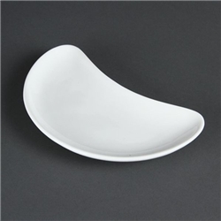 Olympia Whiteware Crescent Salad Plates 200mm (12 pack)