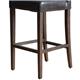 Bolero Faux Leather High Bar Stool Brown (Single)