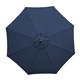 Bolero Round Parasol 2.5m Diameter Navy Blue