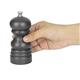 Olympia Salt Or Pepper Grinder Grey Hevea Wood 125mm