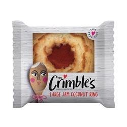 Mrs Crimble's Jam Coconut Ring Single Serve (24 Pack)