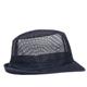 Trilby Hat with Snood Navy Blue M