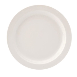 Utopia Pure White Narrow Rim Plates 230mm (24 Pack)