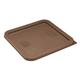 Hygiplas Square Food Storage Container Lid Brown Medium