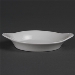 Olympia Whiteware Round Eared Dishes 156x 126mm (6 pack)