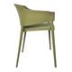 Bolero Lorenzo Cafe Chairs Green Tea (2 pack)