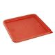 Hygiplas Square Food Storage Container Lid Red Large
