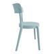 Bolero Mila Café Chairs Icy Blue (2 pack)