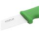 Hygiplas Serrated Vegetable Knife Green 10.5cm