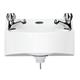 Basix Polycarbonate Wash Hand Basin White