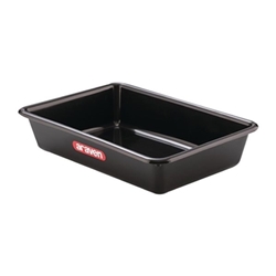 Araven Deep Food Tray Black 2Ltr