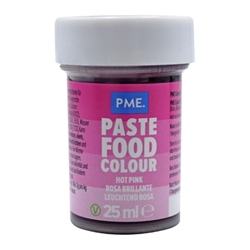 PME Concentrated Paste Food Colour - Hot Pink 25g
