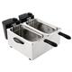 Caterlite Light Duty Twin Tank Twin Basket Electric Fryer 2x2kW