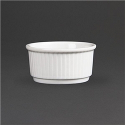 Olympia Whiteware Stacking Ramekins 85mm (12 pack)