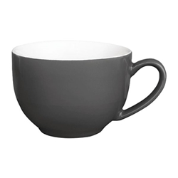Olympia Cafe Cappuccino Cups Charcoal 340ml (12 Pack)