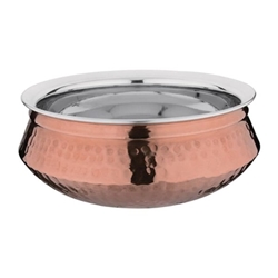 Olympia Large Handi Serving Dish Copper 1.5Ltr
