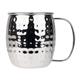 Olympia Barware Hammered Stainless Steel Mugs 440ml