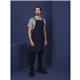 Southside Cotton Canvas Bib Apron Navy