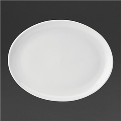 Utopia Pure White Oval Plates 360mm (18 pack)